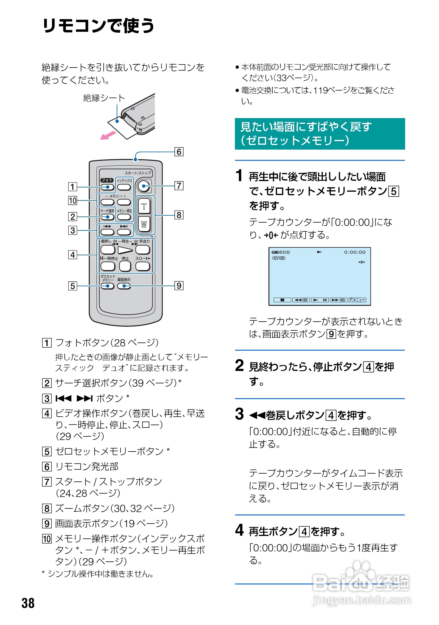 SONY HDR-HC3摄像机说明书:[4]
