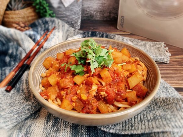 番茄土豆浓汤面