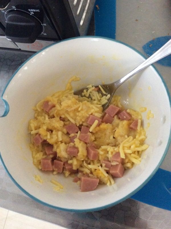 芝士鸡蛋火腿吐司