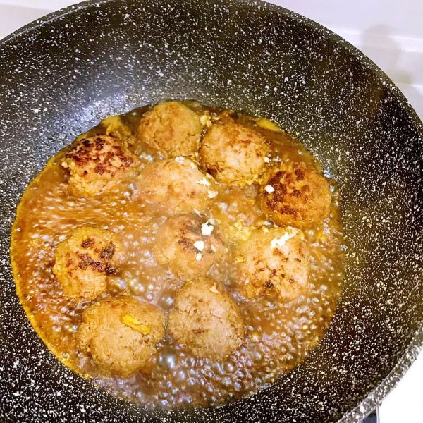 照烧包心牛肉丸