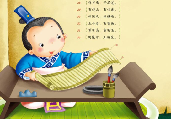 三字经曰喜怒后面是什么