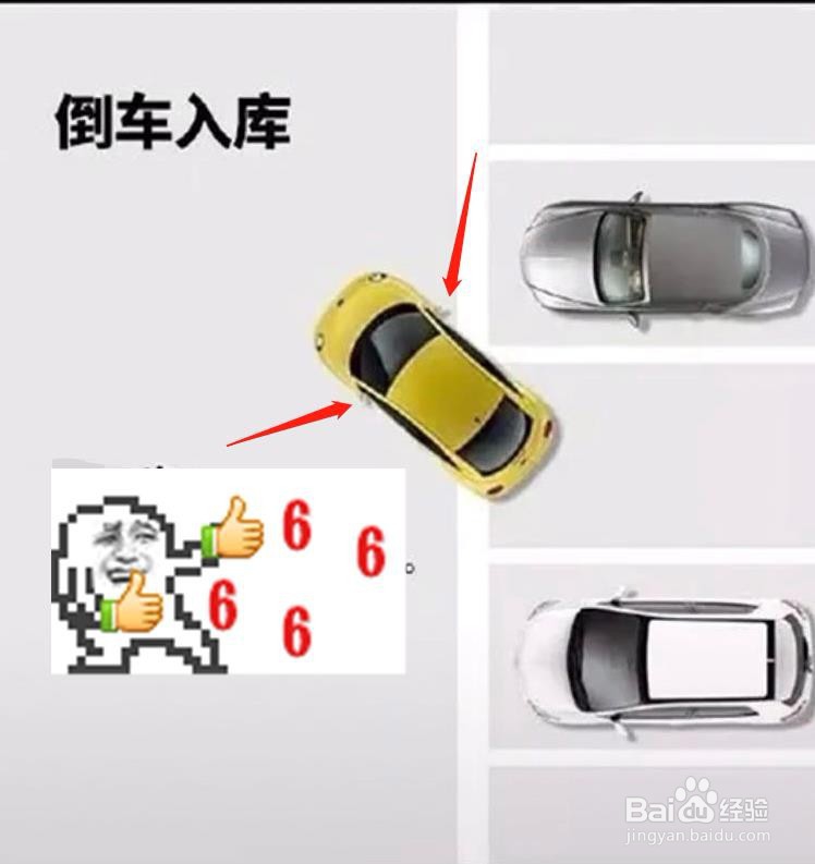倒车入库小技巧