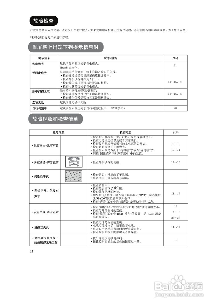 日立UT18系列液晶彩显使用说明书:[4]