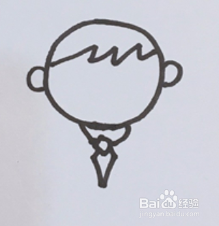 少先队员简笔画