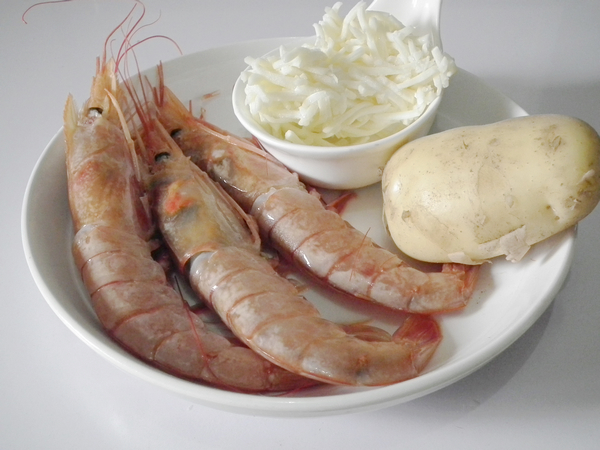 土豆泥芝士焗虾