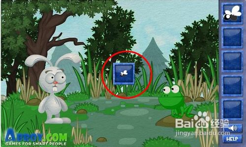 聪明的兔子在线小游戏--青蛙水塘关通关攻略