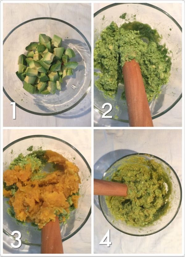 芝麻菜牛油果卷饼