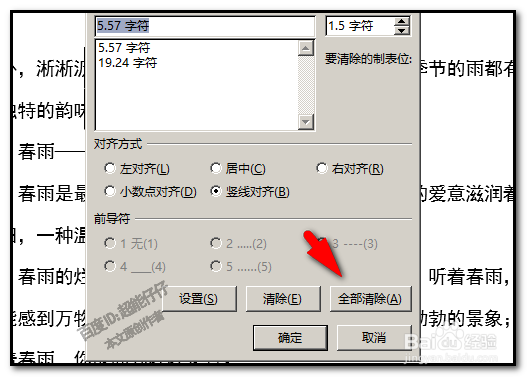 word正文有两条竖线 怎么去掉WORD中两竖线