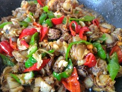 香辣过瘾的炒扇贝肉
