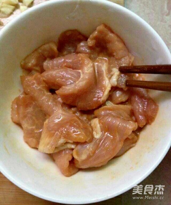 青笋木耳炒肉片