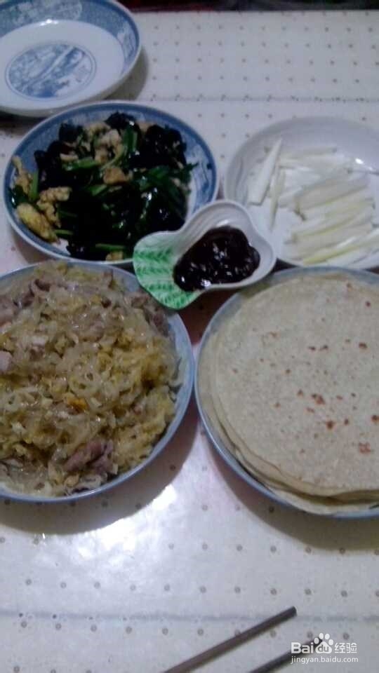 春天吃春饼，春饼的做法。