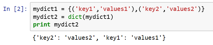 python学习3--字典