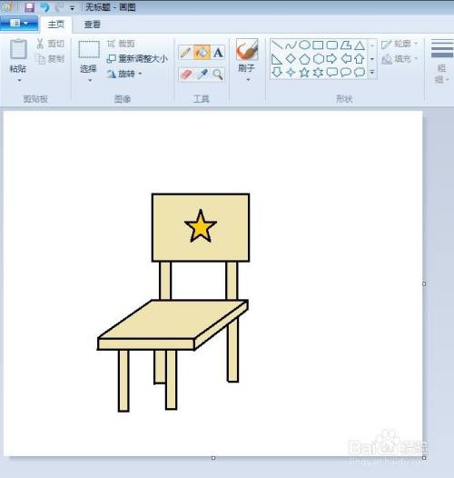 椅子怎么画简笔画