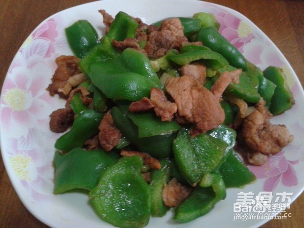 青椒炒肉的做法
