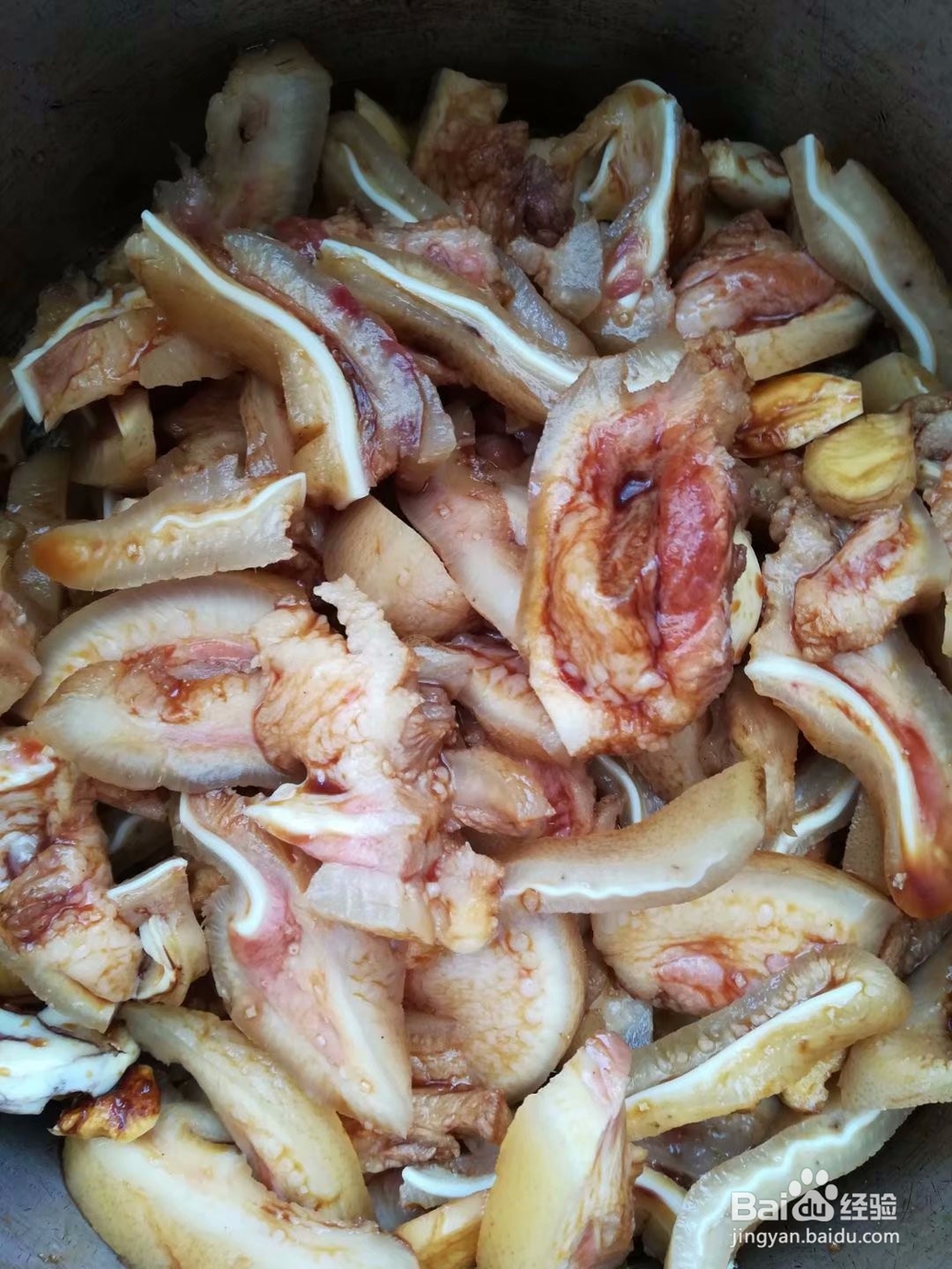 家常菜——高压锅焖猪耳朵