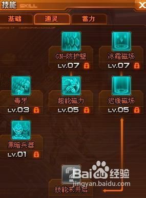 机甲旋风GW 通灵技能全解析