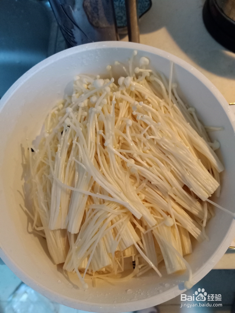 妈妈教我做的日本豆腐烩金针菇
