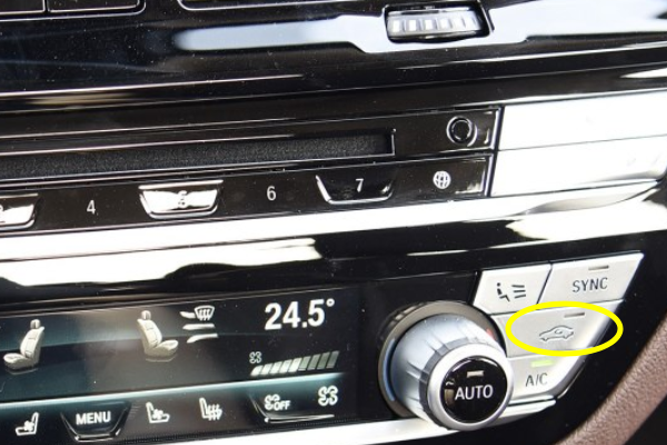 宝马5系暖气怎么开