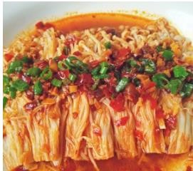 蒜蓉豆瓣酱蒸金针菇 专治没食欲