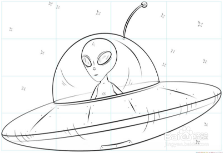 外星飞船怎么画母舰图片