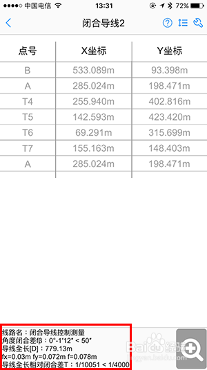 控制测量中怎么计算闭合导线的平差及成果整理？
