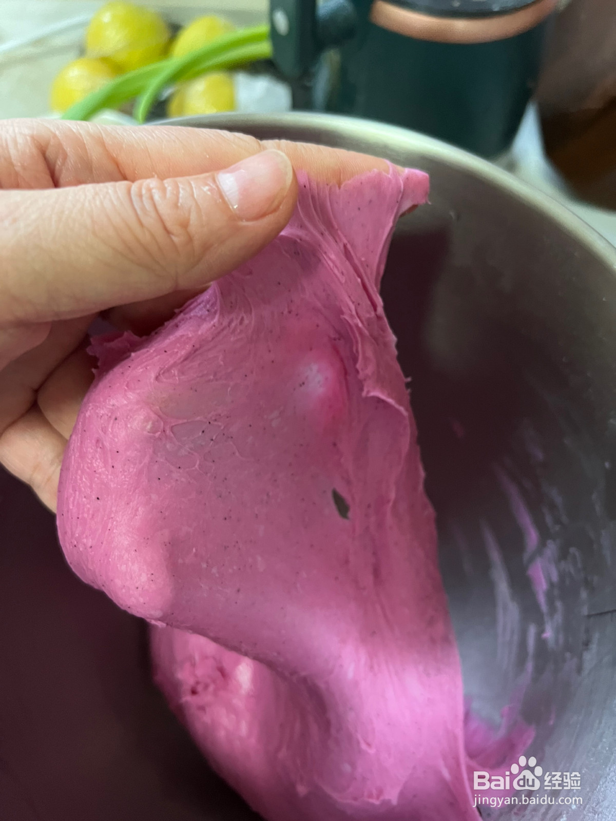 火龙果软欧包的做法