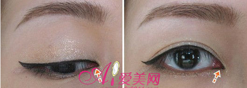 怎样画眼线眼线怎么画好看,上扬眼线的画法