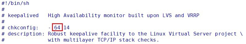 怎样确保开机时MySQL先于Keepalived启动