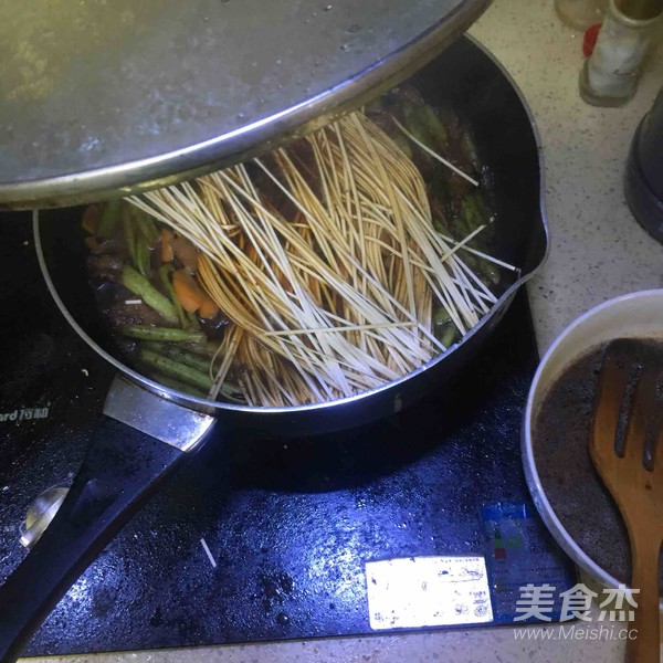 豆角焖面的做法