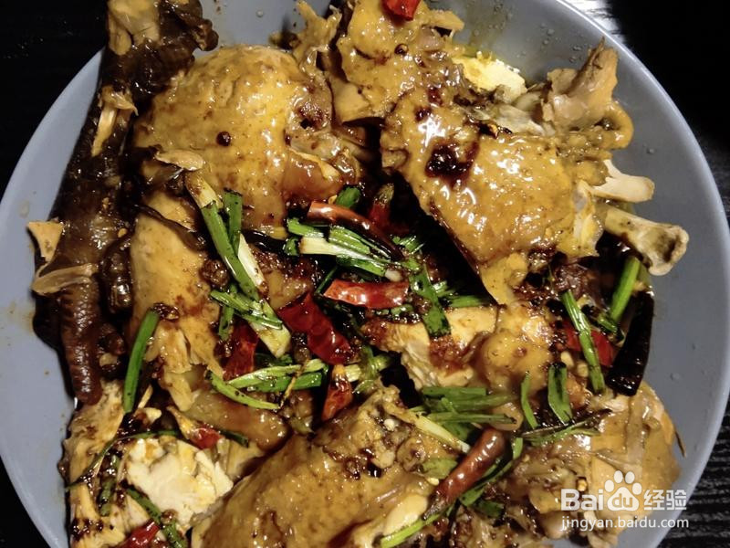 葱香酱油鸡高压锅版的做法