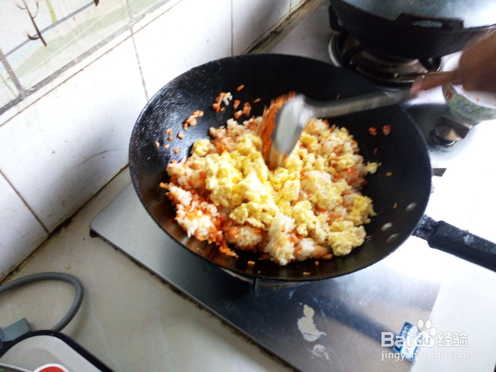 营养蛋炒饭----小盆友的大爱