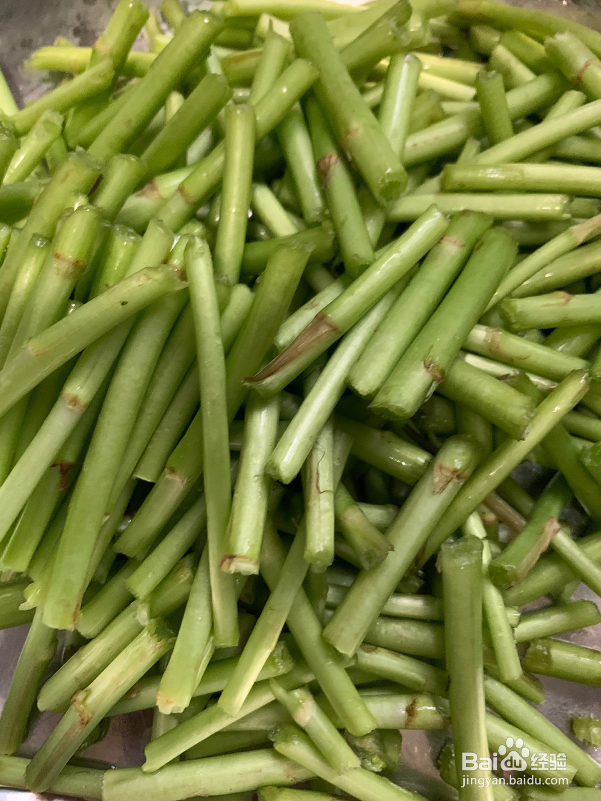 清炒芦蒿的做法