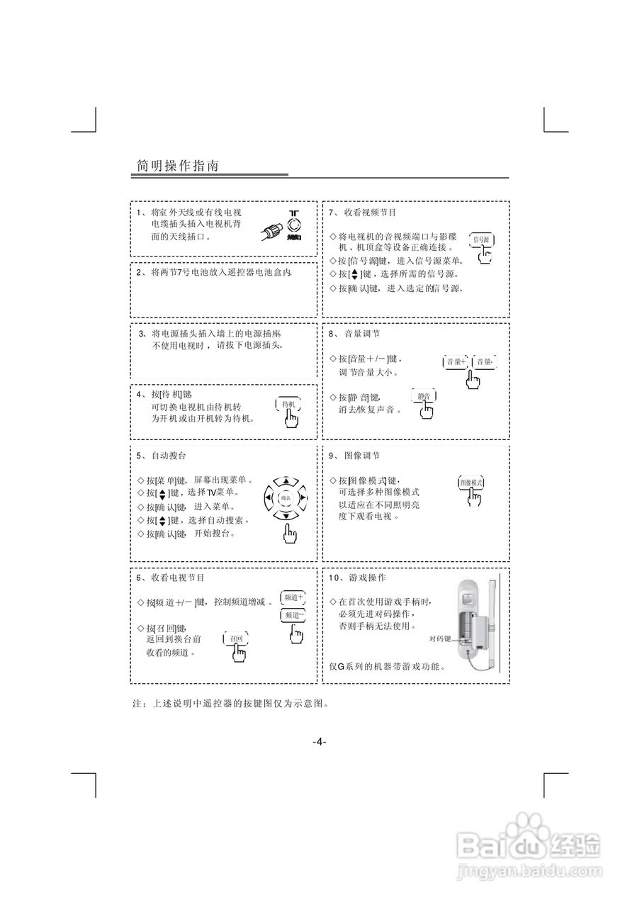 熊猫电子L32D01液晶彩色电视机说明书:[1]