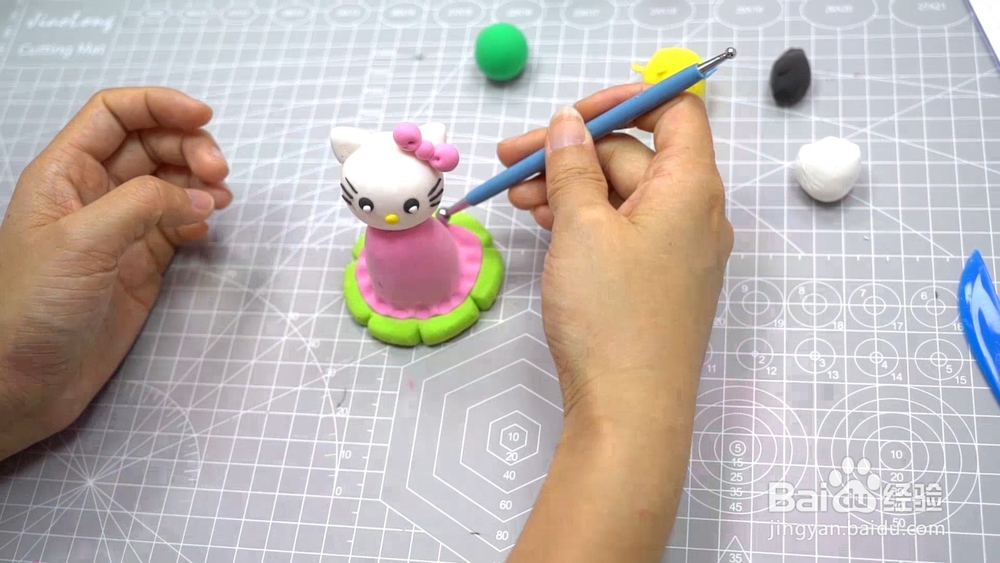 HelloKitty黏土制作