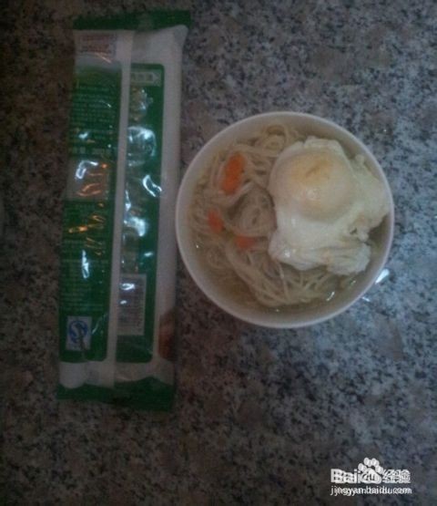 面条荷包蛋的做法