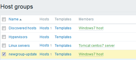 如何在zabbix的web管理中克隆主机分组？