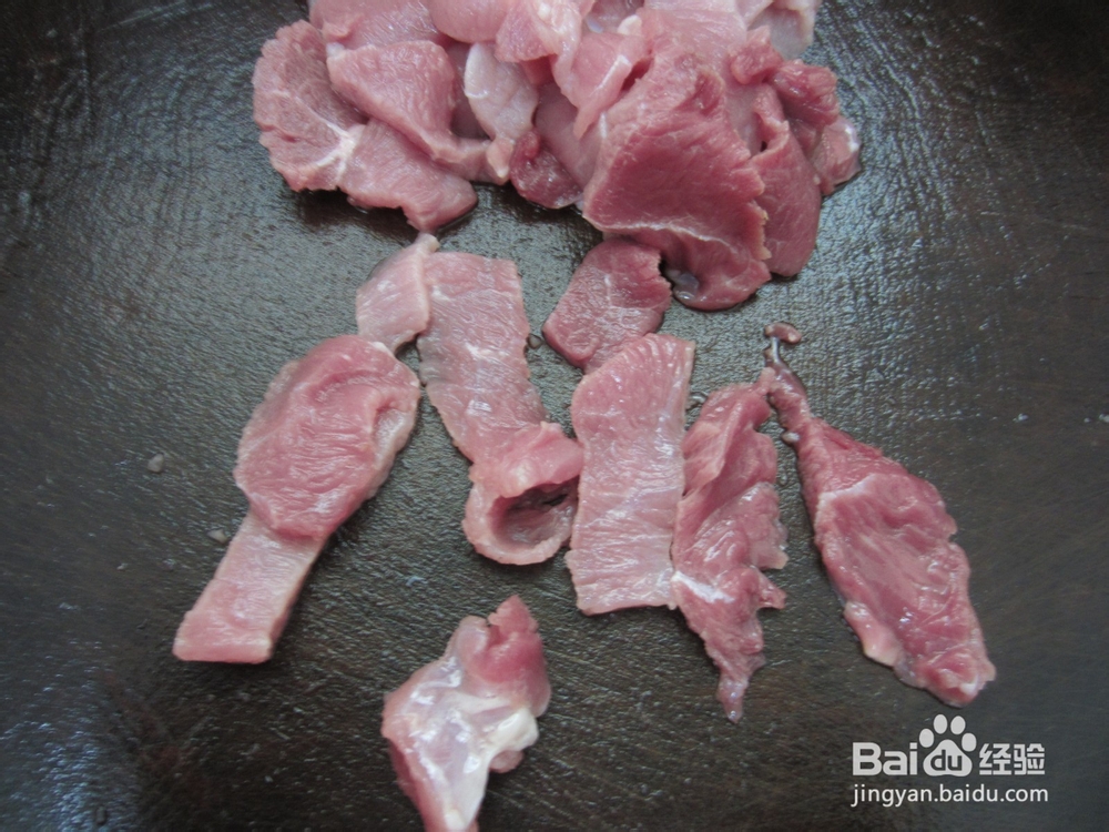 蒜香丝瓜炒肉片