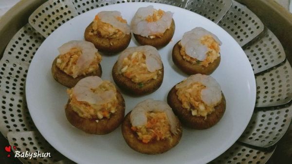 鲜虾猪肉香菇盏