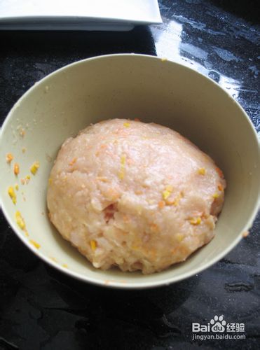 鸡茸南瓜丸子