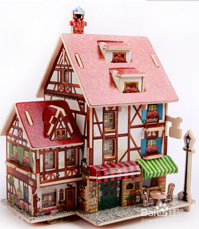 怎样教宝宝进行方圆木玩DIY立体拼图