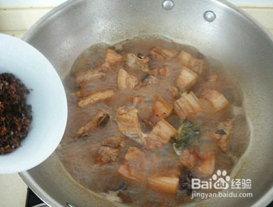 让人垂涎的糖桂花红烧肉