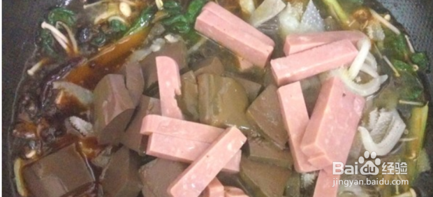 如何制作家常毛血旺