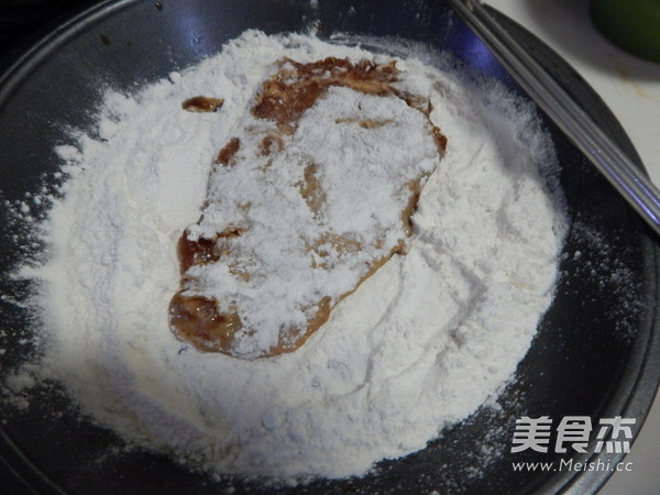 空炸猪排的做法