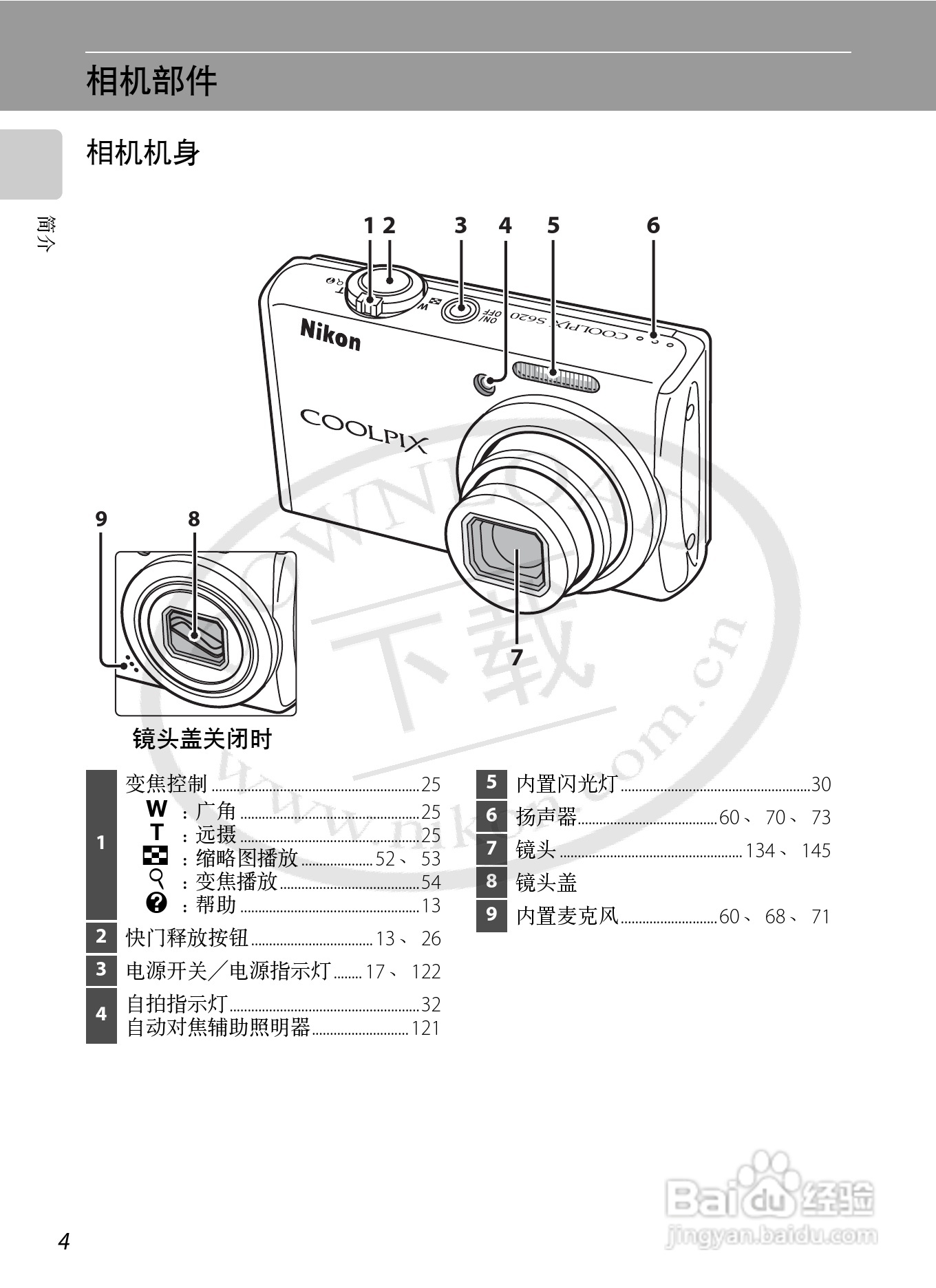 Nikon COOLPIX S620数码相机用户手册:[2]