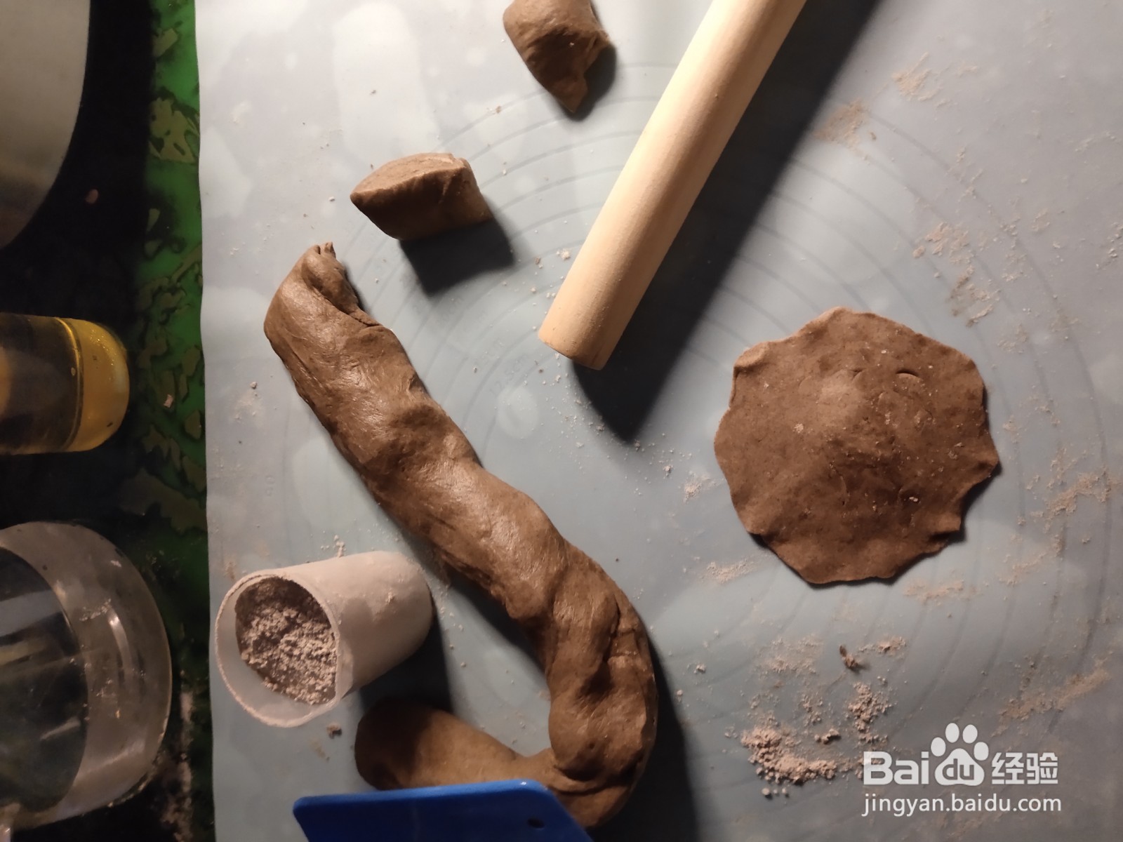 豇豆干菜荞麦饼