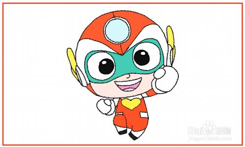 开心超人玩具怎么画
