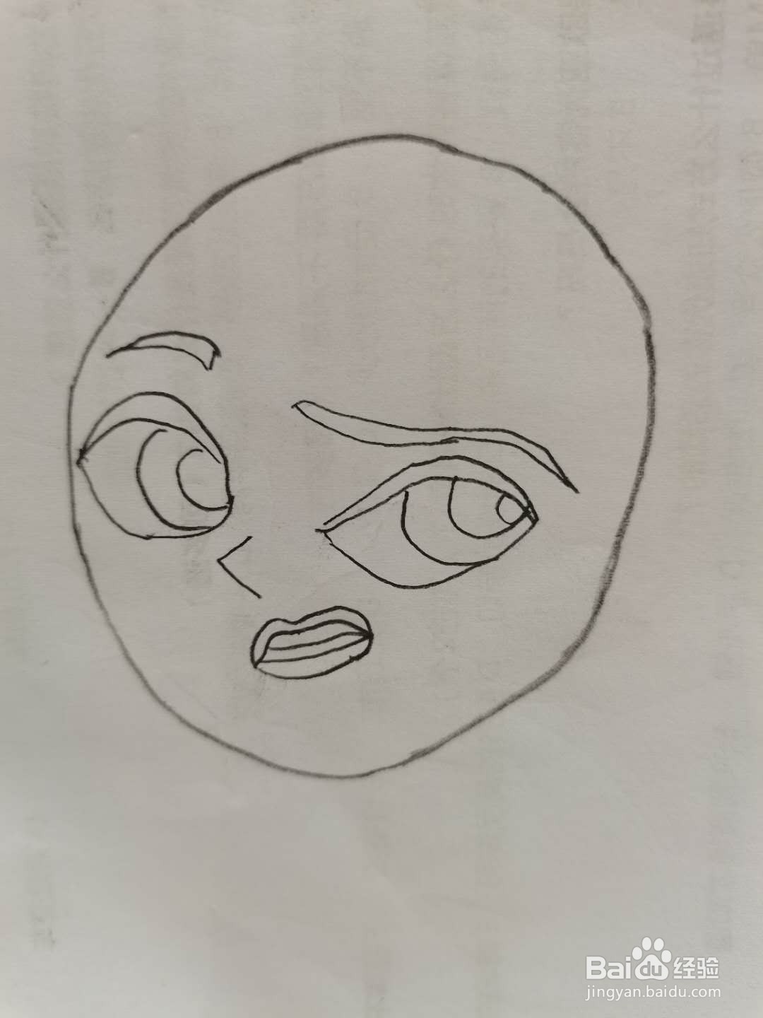 头脑特工队简笔画厌厌