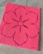 制作一朵六瓣花的方法与过程