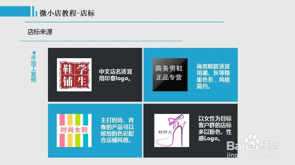 微小店教程--精致创意店标的制作