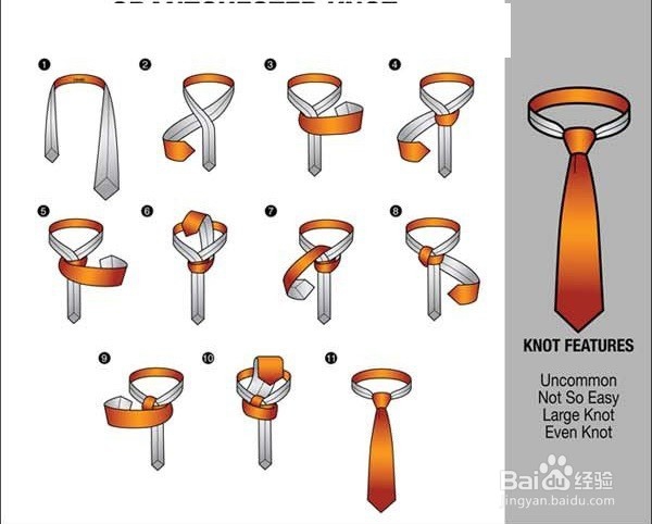 领带的系法图解